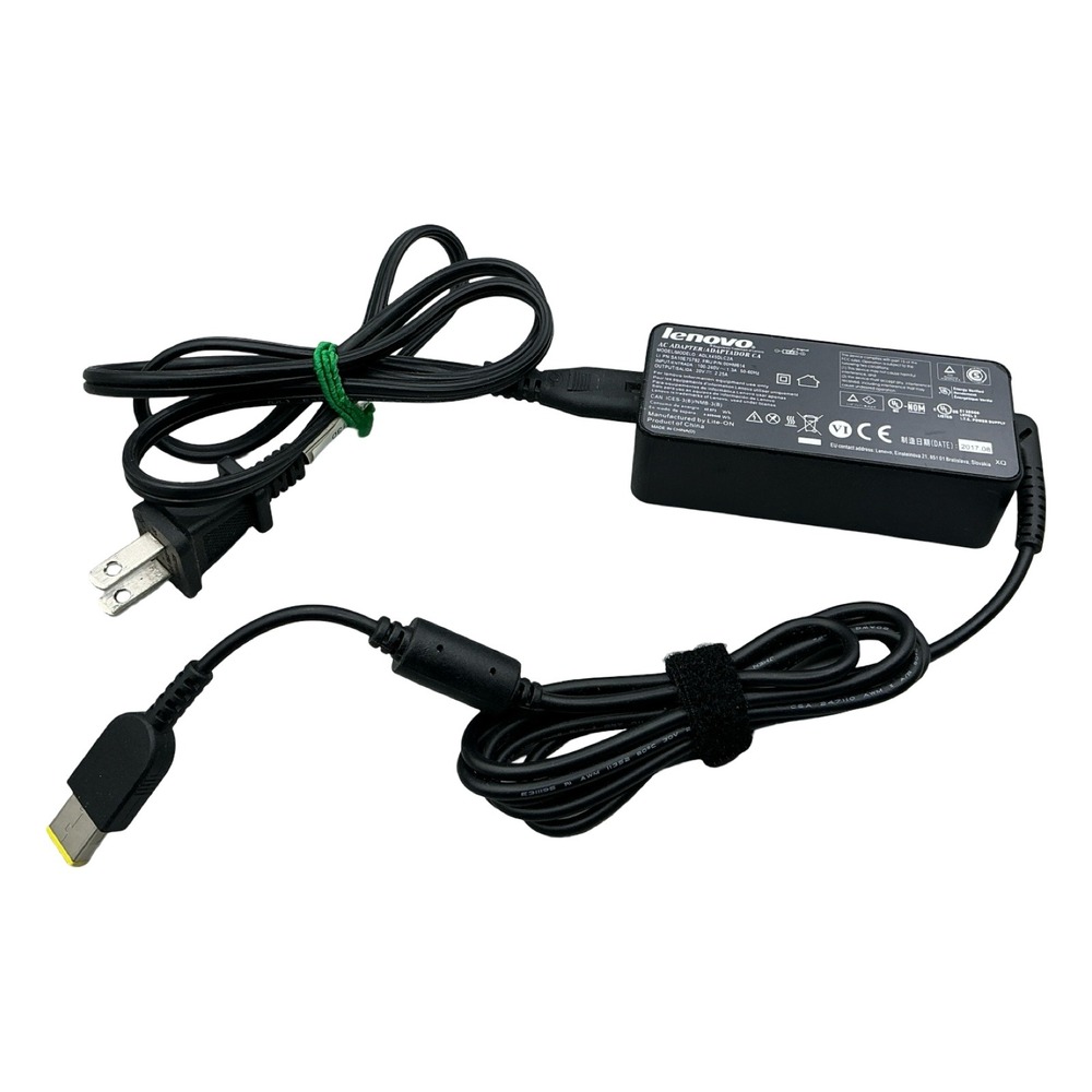 Lenovo 45W AC Adapter ADLX45DLC2A 20V 2.25A Slim Tip Laptop Power Cord